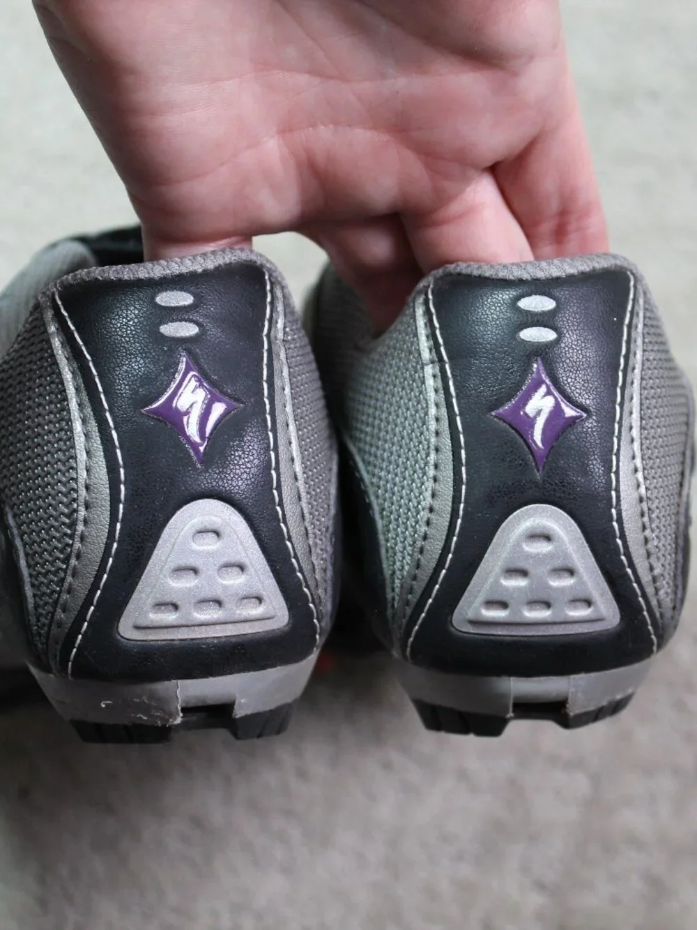 Specialized Size 37 Black Grey Cycling Shoes